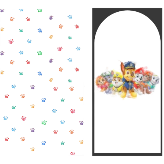 Backdrop Cover - Bundle - Paw Patrol Watercolor