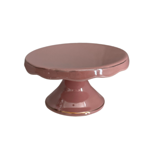 Cake Stand - Scalloped - Mini Size