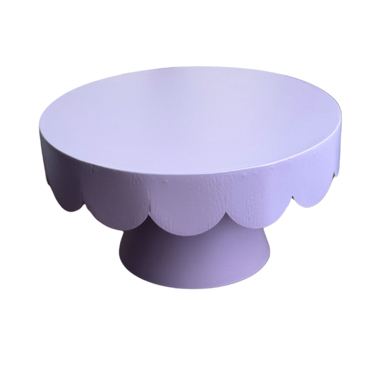 Cake Stand - Scalloped - Small Size