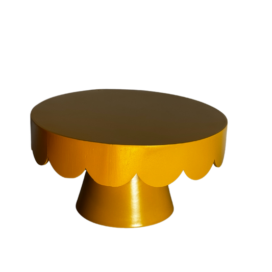 Cake Stand - Scalloped - Small Size