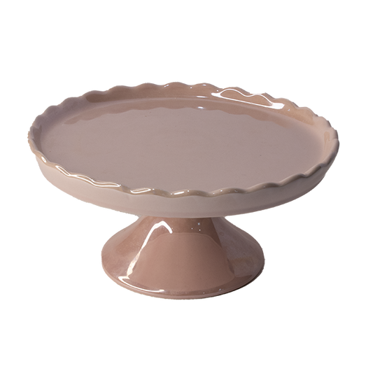 Cake Stand - Top Scalloped - Small Size