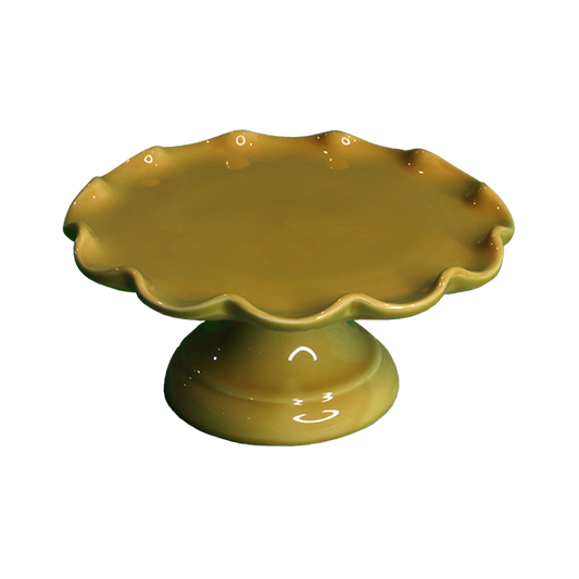 Cake Stand - Scalloped Ocean - Small Size