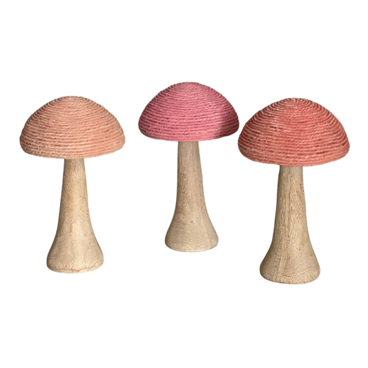 Decor - Mushroom Trio - Medium Size