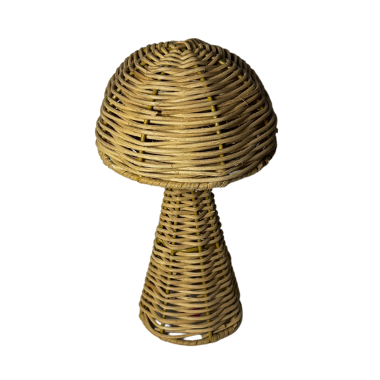 Decor - Rattan Mushroom - Medium Size