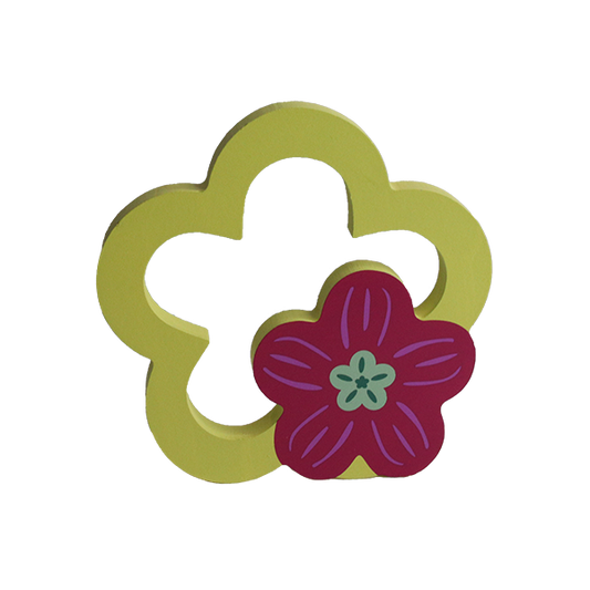 Decor - Wood Flower - Small Size