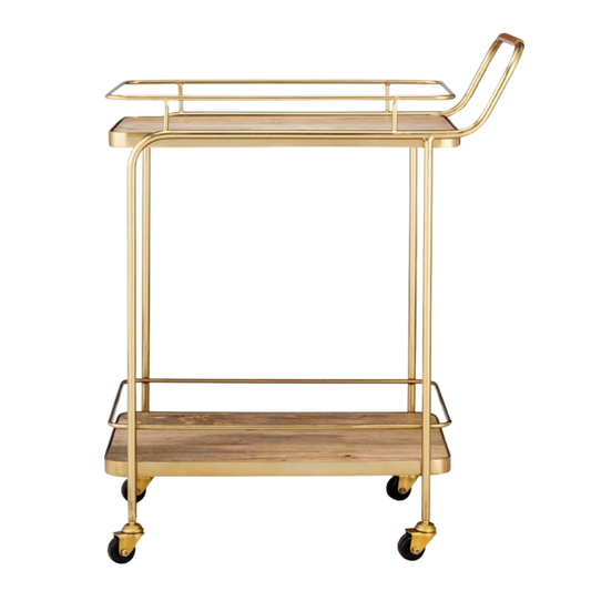 Furniture - Bar Cart Gold - Extra Large Size