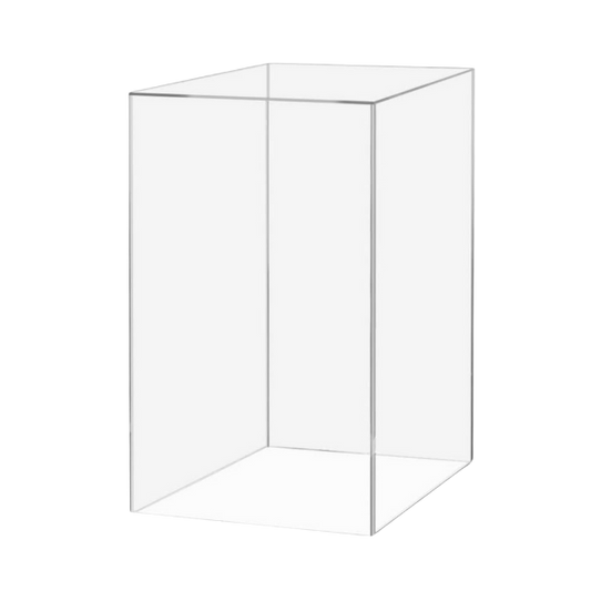 Furniture - Clear Acrylic Pedestal 24' - Medium Size