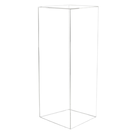 Furniture - Clear Acrylic Pedestal 32' - Large Size