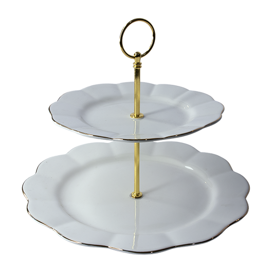 Tier - Scalloped - Medium Size