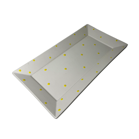 Tray - Yellow Dots - Medium Size