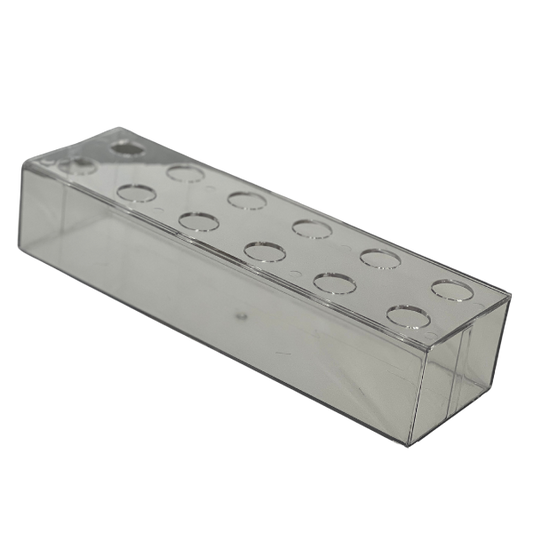 Vase - Clear Rectangular Acrylic - Medium Size