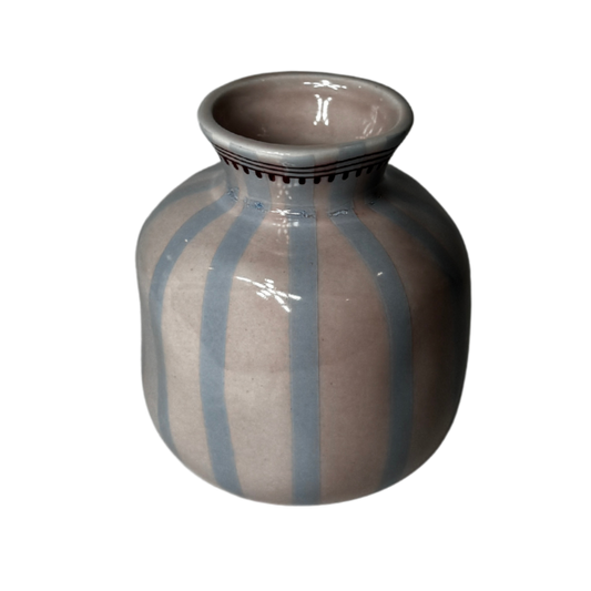 Vase - Blue Stripe - Small Size