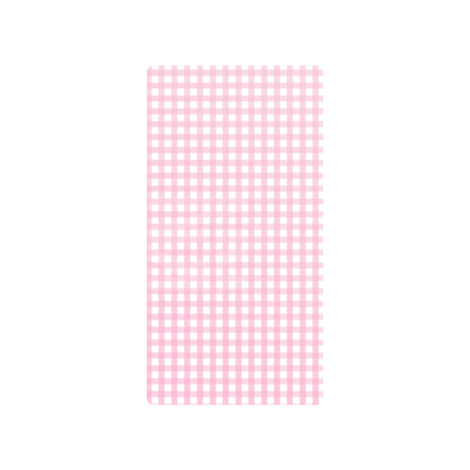 Backdrop Cover - Pink Checked