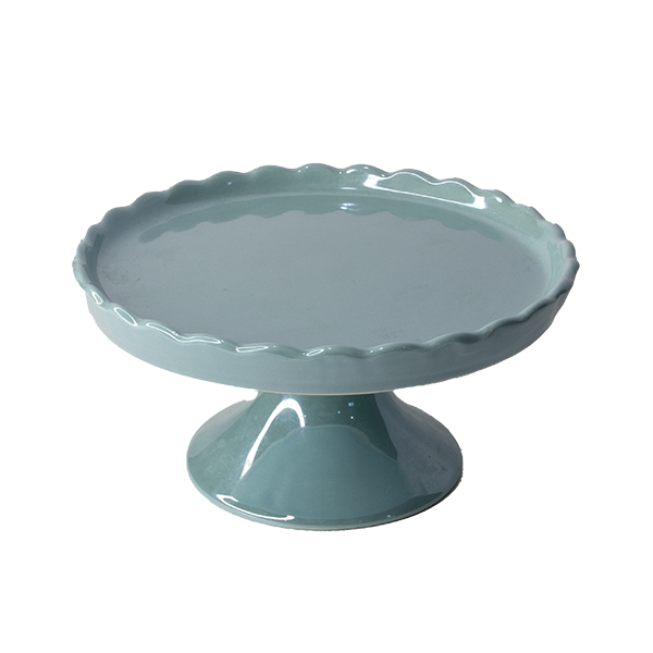 Cake Stand - Top Scalloped - Small Size